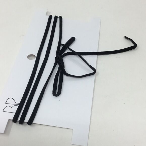 BP. Triple Layer Velvet Bow Choker (E2) - Picture 2 of 3